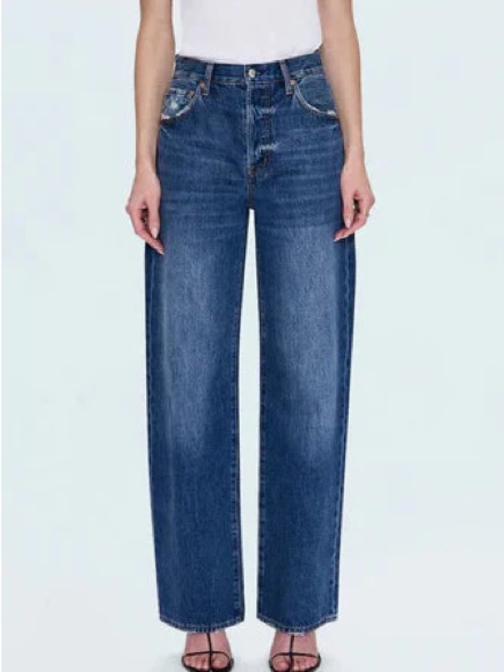 Tate High Rise Barrel Leg Jean- Fulton